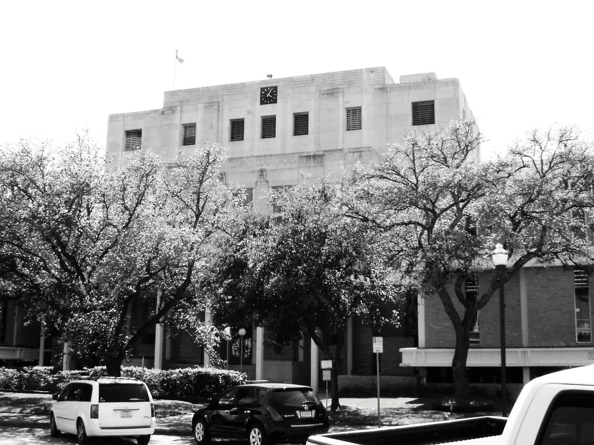 Montgomery County Courthouse in downtown Conroe