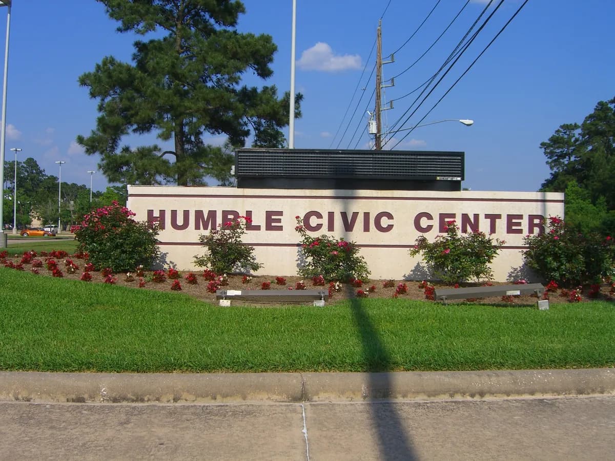 Humble Civic Center Arena entrance
